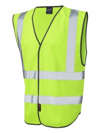 Leo Pilton Reflective Waistcoat - Lime